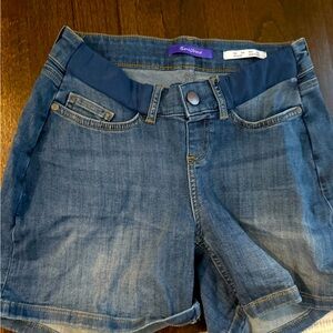 seraphine Jean maternity shorts NWOT